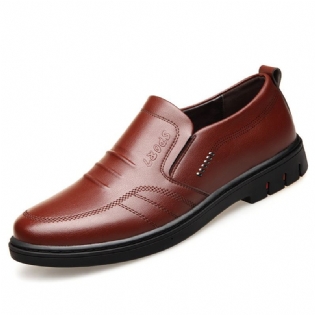 Microfiber Blødt Læder Business Casual Office Oxfords