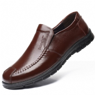 Slidsikre Casual Oxfords I Ægte Læder