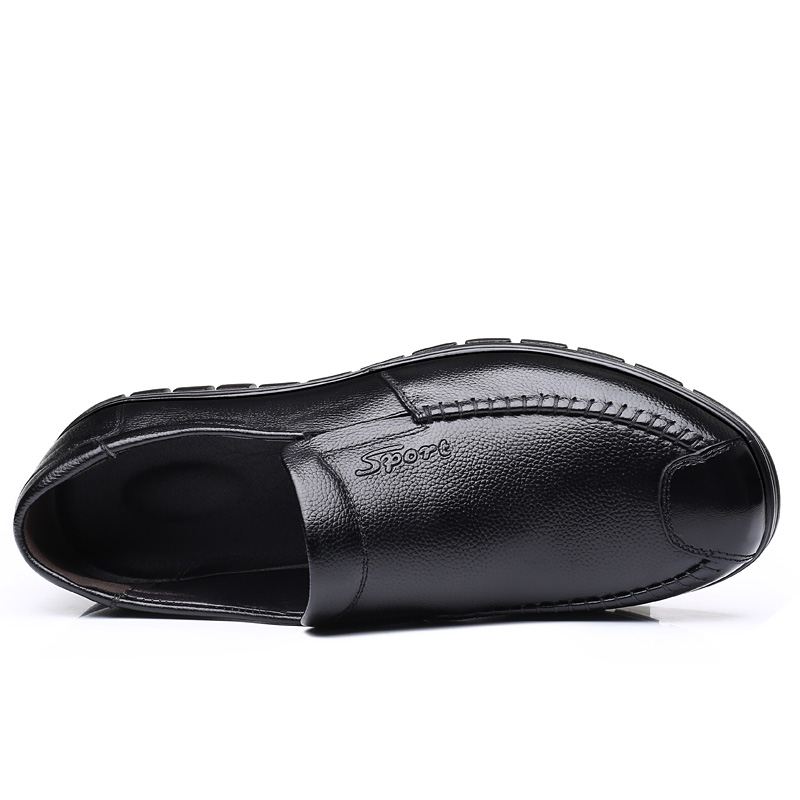 Slidsikre Casual Oxfords I Ægte Læder
