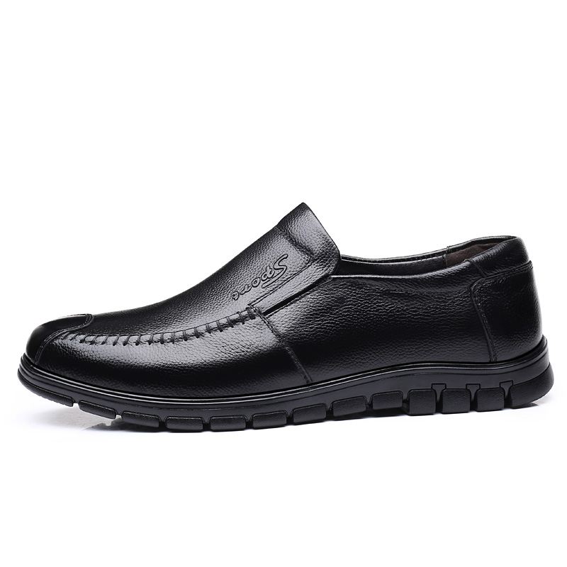Slidsikre Casual Oxfords I Ægte Læder