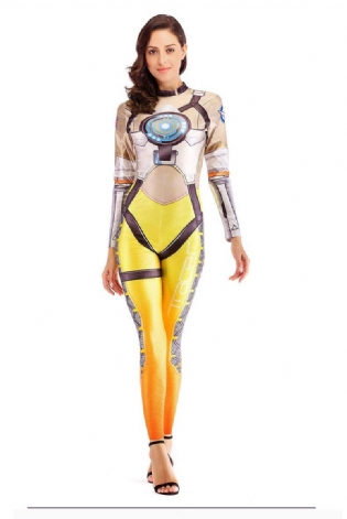 Hero Tracer Costume Cosplay Anime Bodysuit Kostumer Til Kvinder Plus Size Jumpsuit