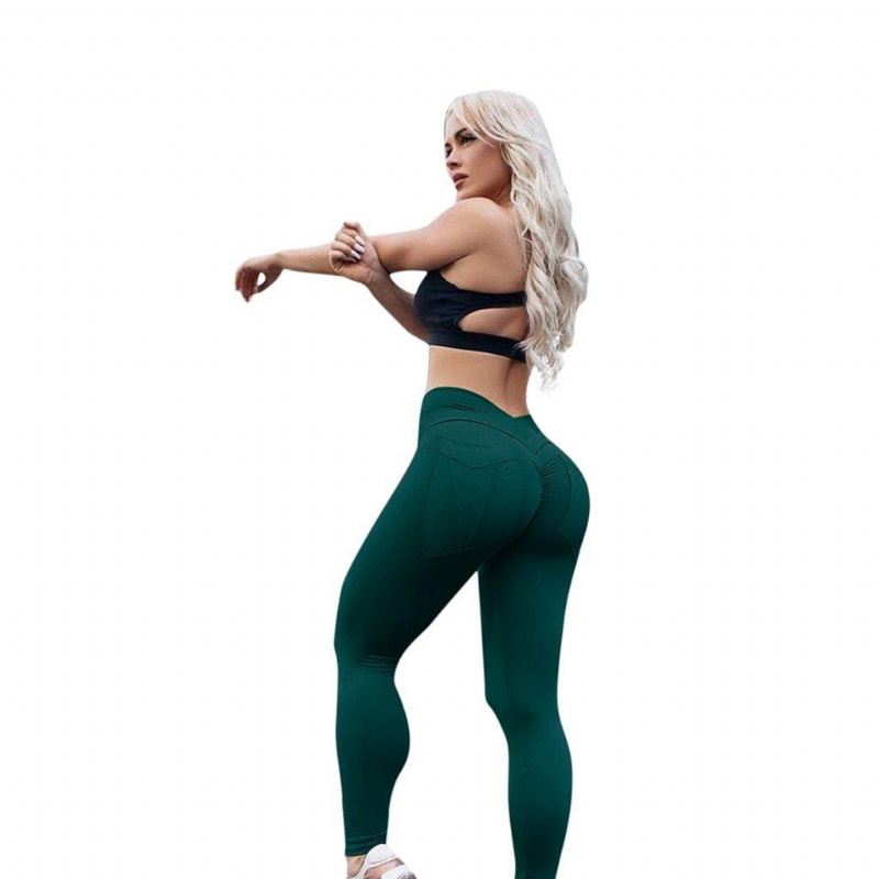 Kvinder Leggings Fitness Højtalje Anti Cellulite Leggings