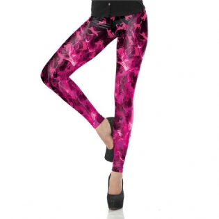 Sommer Efterår Legging 3d Printet Mode Kvinder Leggings Katte Legg Tie Dye Kvinde Bukser