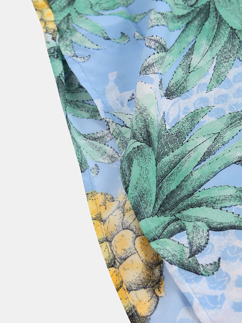 Kvinder Off Shoulder Blomsterprint Split Causal Midi-kjole
