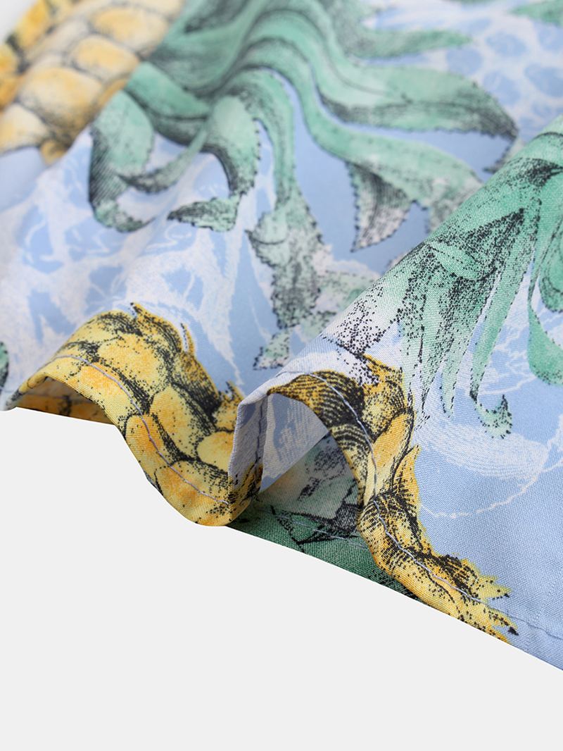 Kvinder Off Shoulder Blomsterprint Split Causal Midi-kjole