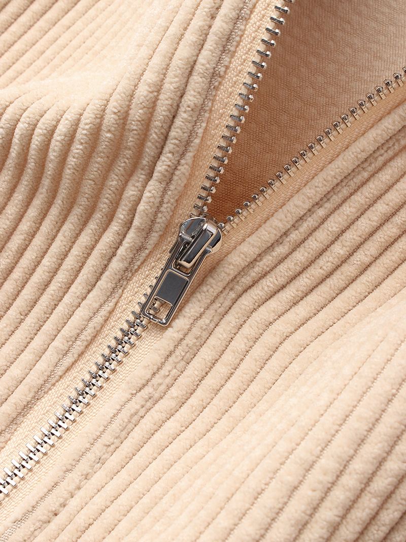 Herre Corduroy Patchwork Kængurulomme Bodycon Hem Hættetrøjer Med Snoretræk