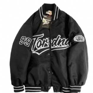 Løs Retro High Street Baseballtøj Løs Løs Couple Coat Europæisk Og Amerikansk Street Hip Hop