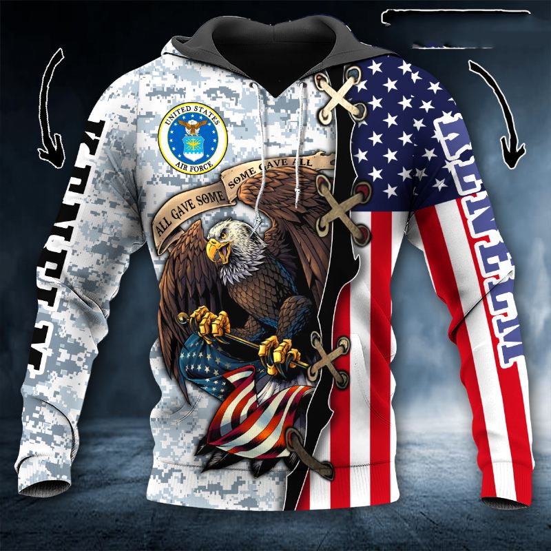 Øreprint Sweatshirt Med Hætte Med Lommer