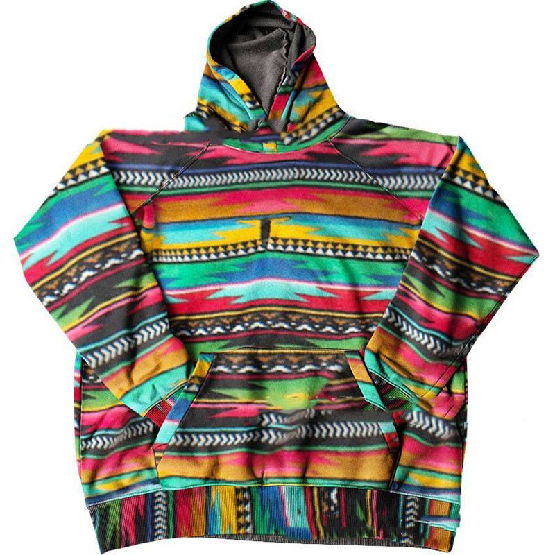 Temperament Commuter Løs Version Afslappet Trykt Herresweater