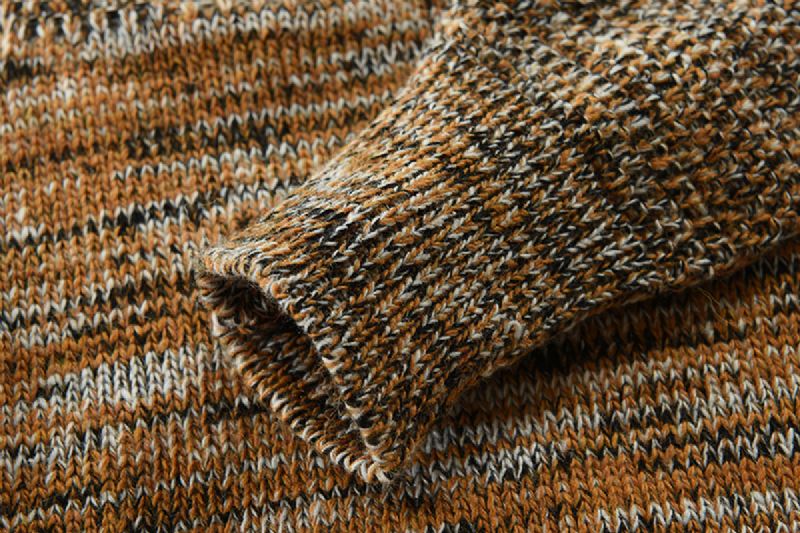 Trykt Hættetrøje Med Rund Hals Og Langærmet Sweater