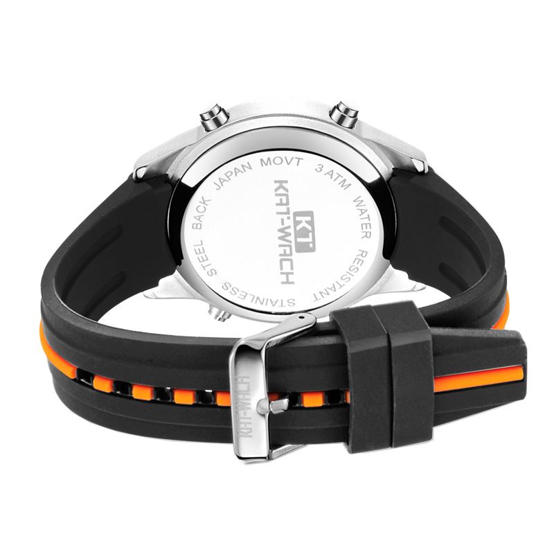 Digital Watch Mode Silikone Stopur Vandtæt Ur Alarm Udendørs Sport Watch