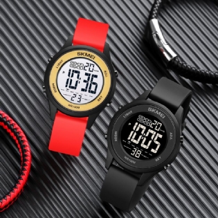 Mode Multifunktionsur Lysende Led Display Dato Alarm Clock Digital Watch