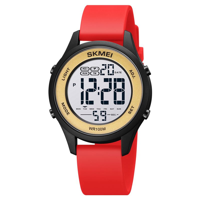 Mode Multifunktionsur Lysende Led Display Dato Alarm Clock Digital Watch