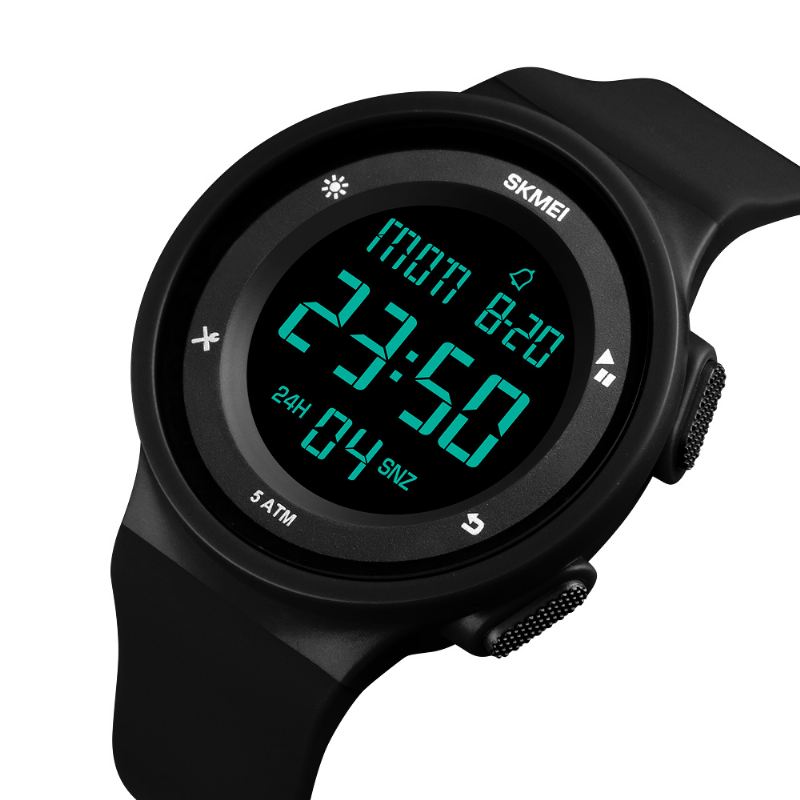 Mode Silikone Vandtæt Led Outdoor Sport Digital Watch