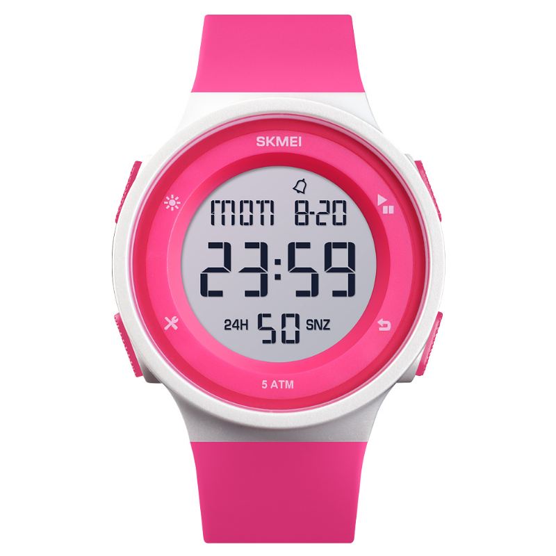 Mode Silikone Vandtæt Led Outdoor Sport Digital Watch