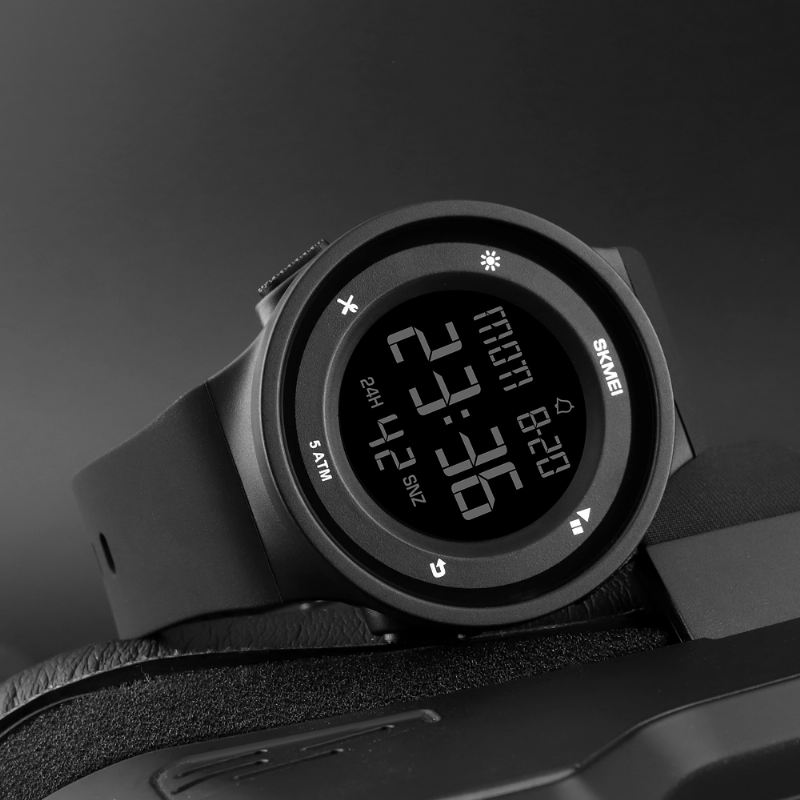 Mode Silikone Vandtæt Led Outdoor Sport Digital Watch