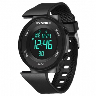 Mode Student Watch 5atm Vandtæt Lysende Skærm Multi-function Sport Digital Watch