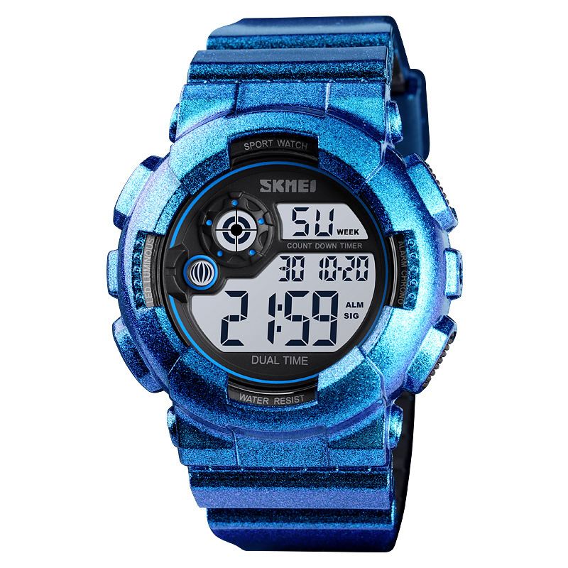 Sport Herreur 5atm Vandtæt Dato Uge Display 12/24 Timers Led Digitalur