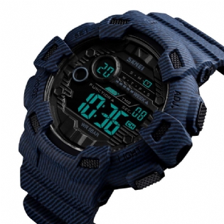 Uge Display Alarm Cowboy Vandtæt Sports Mænd Digital Watch