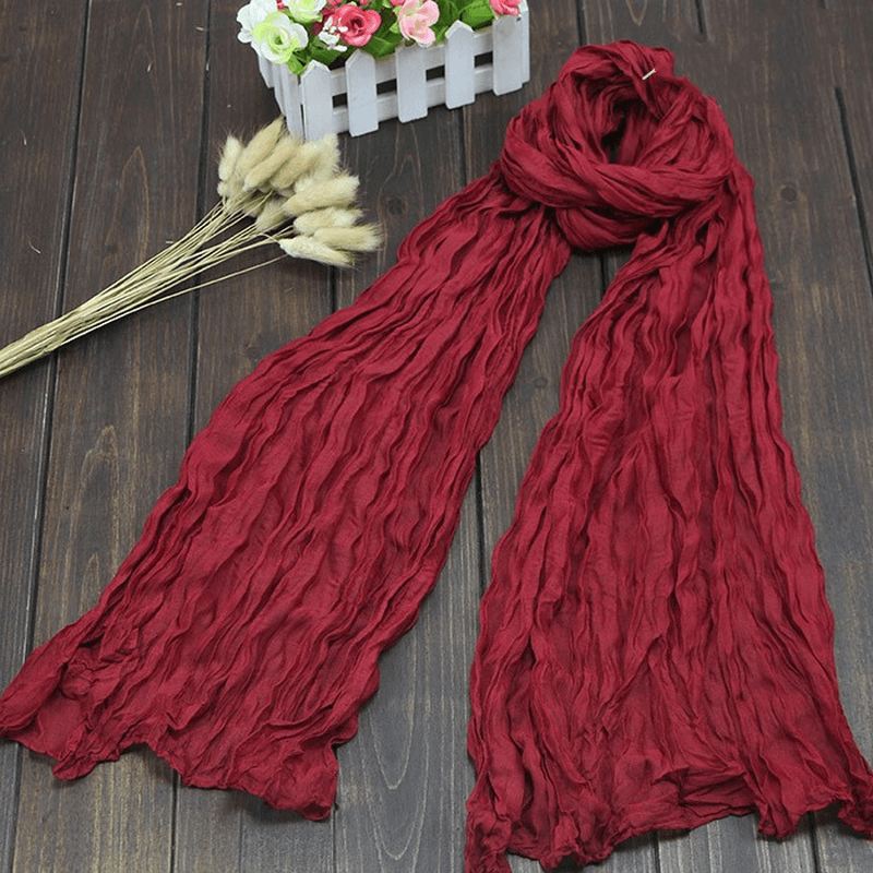 Bali Pure Bomuldsgarn Fold Tørklæde Børn Candy Color Autumn