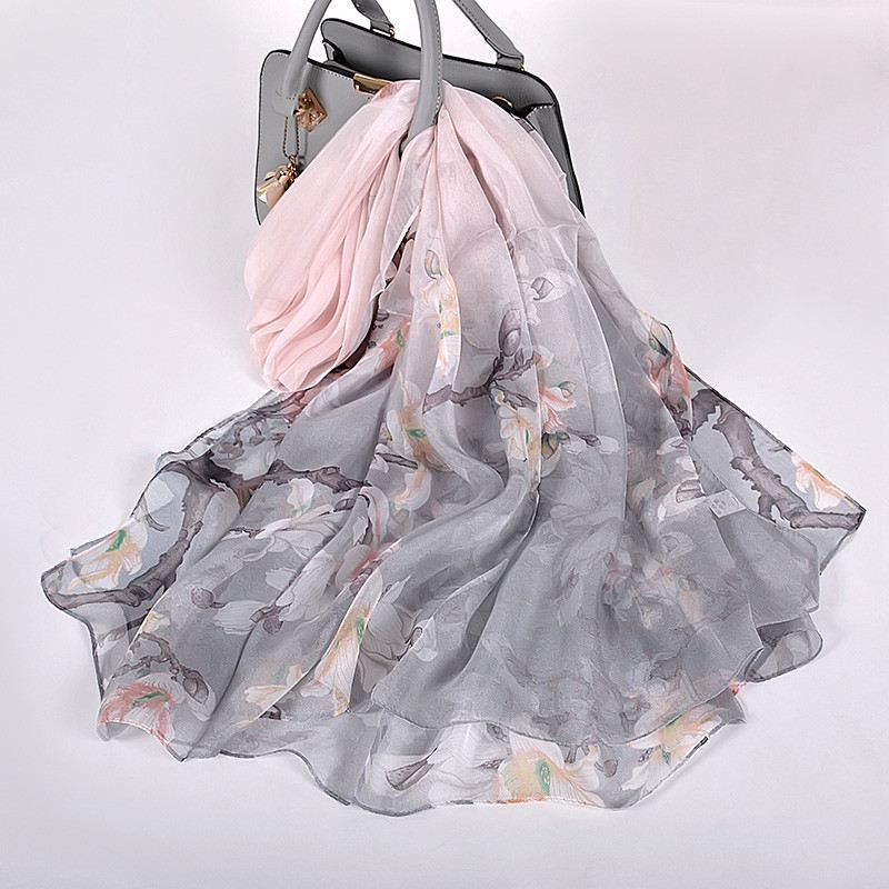 New Style Mulberry Silk Langt Silketørklæde