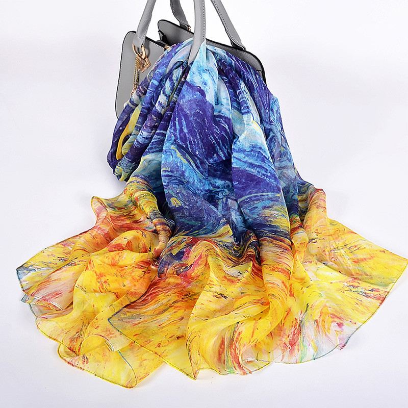 New Style Mulberry Silk Langt Silketørklæde