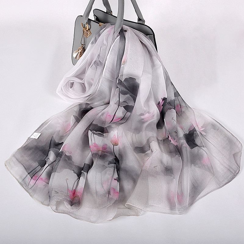 New Style Mulberry Silk Langt Silketørklæde