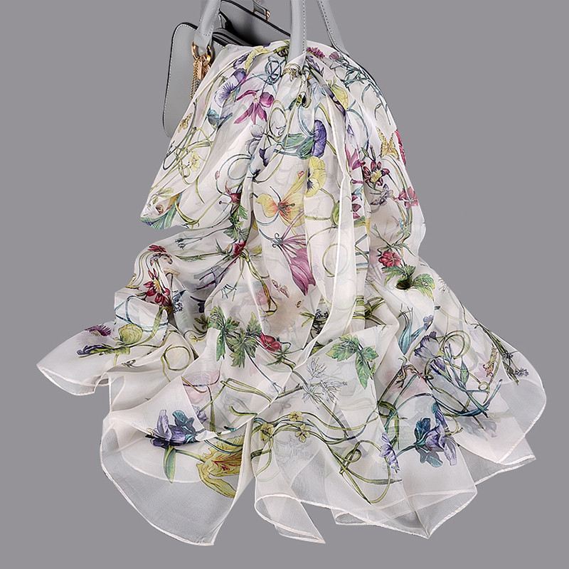 New Style Mulberry Silk Langt Silketørklæde