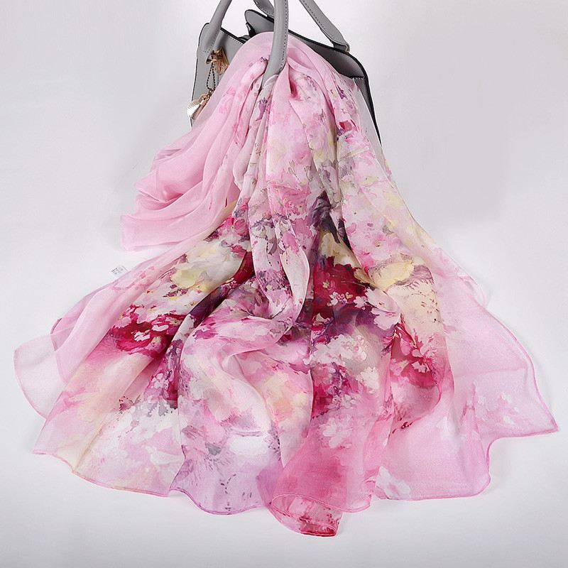 New Style Mulberry Silk Langt Silketørklæde