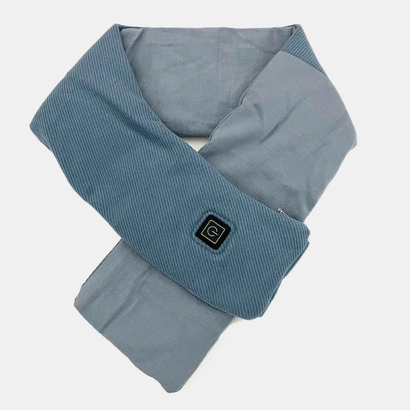 Unisex Fleece Bomuld Smart Varmetørklæde Usb Vinter Elektrisk Varmet Tørklæde Halsbeskytter Koldtørklæde