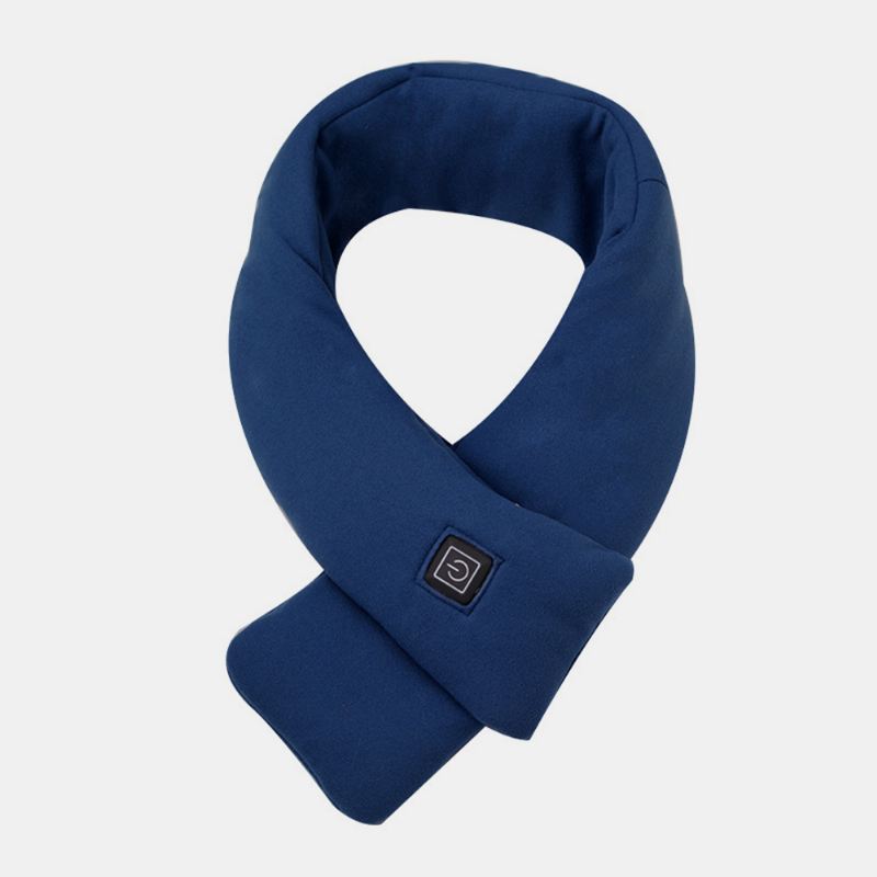 Unisex Fleece Bomuld Smart Varmetørklæde Usb Vinter Elektrisk Varmet Tørklæde Halsbeskytter Koldtørklæde