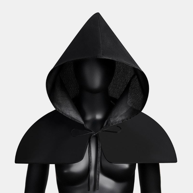 Unisex Kostumer Grim Reaper Cape Middelalderpest Læge Hat Sjal Kappe Mænd Kvinder Voksen Gothic Punk Robe
