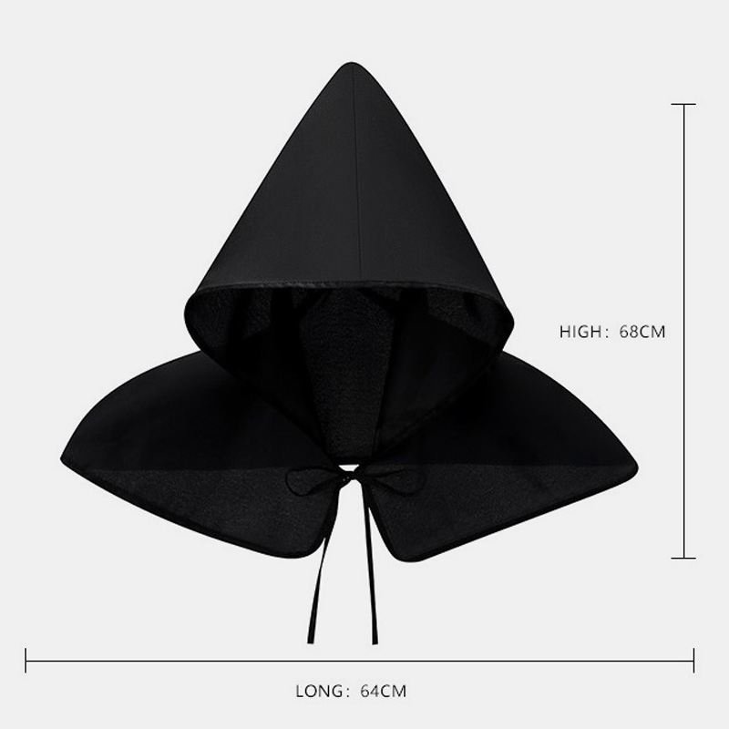 Unisex Kostumer Grim Reaper Cape Middelalderpest Læge Hat Sjal Kappe Mænd Kvinder Voksen Gothic Punk Robe