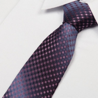 Herre Arrow Type Business Jacquard Dot Mønster Slips