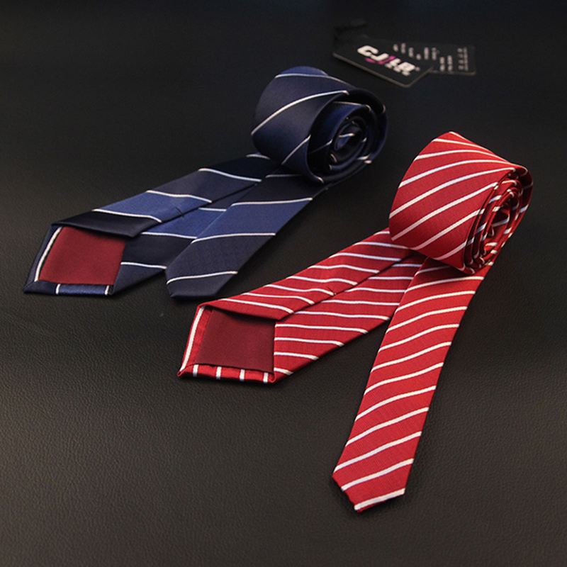 Mænd Stribet Business Suit Jacquard Neckties Bryllupsfest Formelle Slips