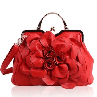 Kvinder Elegant Håndtaske Floral Mode Kosmetisk Taske
