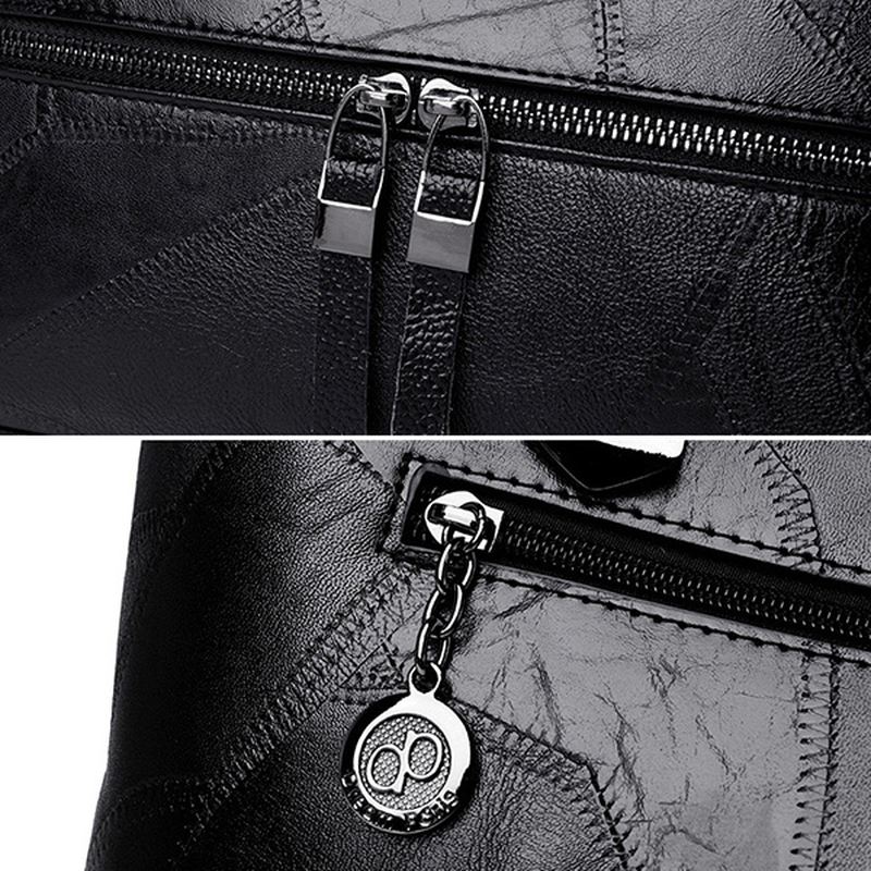 Kvinder Elegant Vintage Stor Kapacitet Håndtaske Skuldertaske