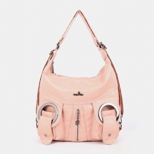 Kvinder Multi-carry Vandtæt Anti-tyveri Crossbody Taske Med Stor Kapacitet Skuldertaske Håndtaske Rygsæk