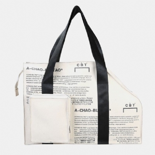 Mænd Kvinder Mode Cool Tooling Bag Skuldertaske Håndtaske