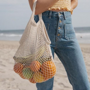 Mode Shopping Beach Net Bag Tote Bag