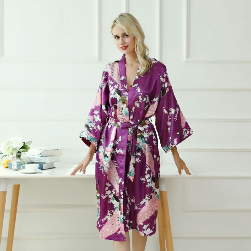 Pyjamas Med Påfuglemønster