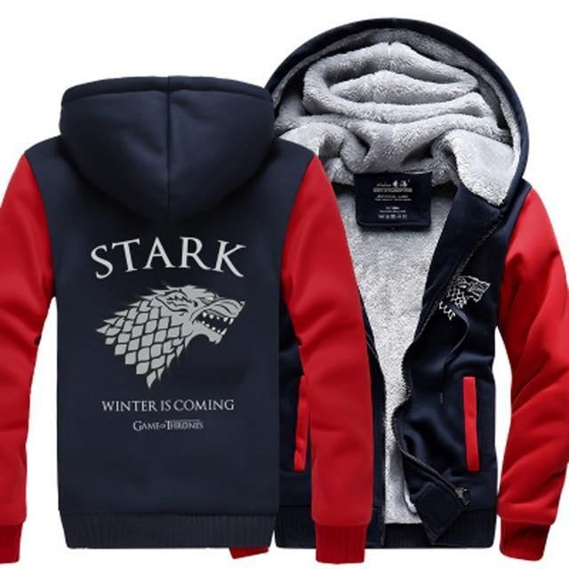 Fleece Thicken Sweatshirt Mærke Højkvalitets Jakker Frakke Herre Sweatshirt Game Of Thrones House