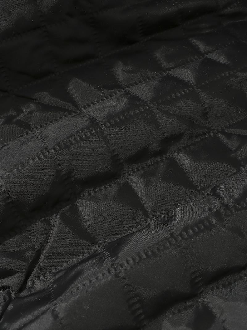 Herre Patchwork Langærmet Dobbeltlomme Plys Hættejakke
