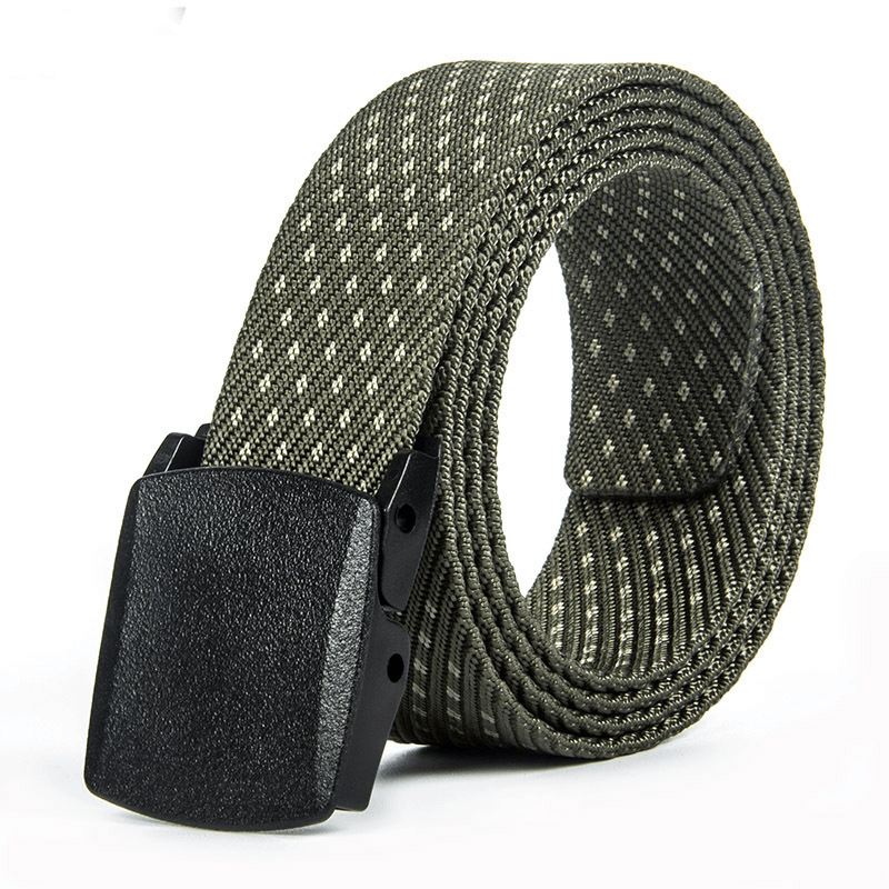 120cm Automatisk Spænde Nylon Bælte Herre Army Tactical Spænde Bukserrem