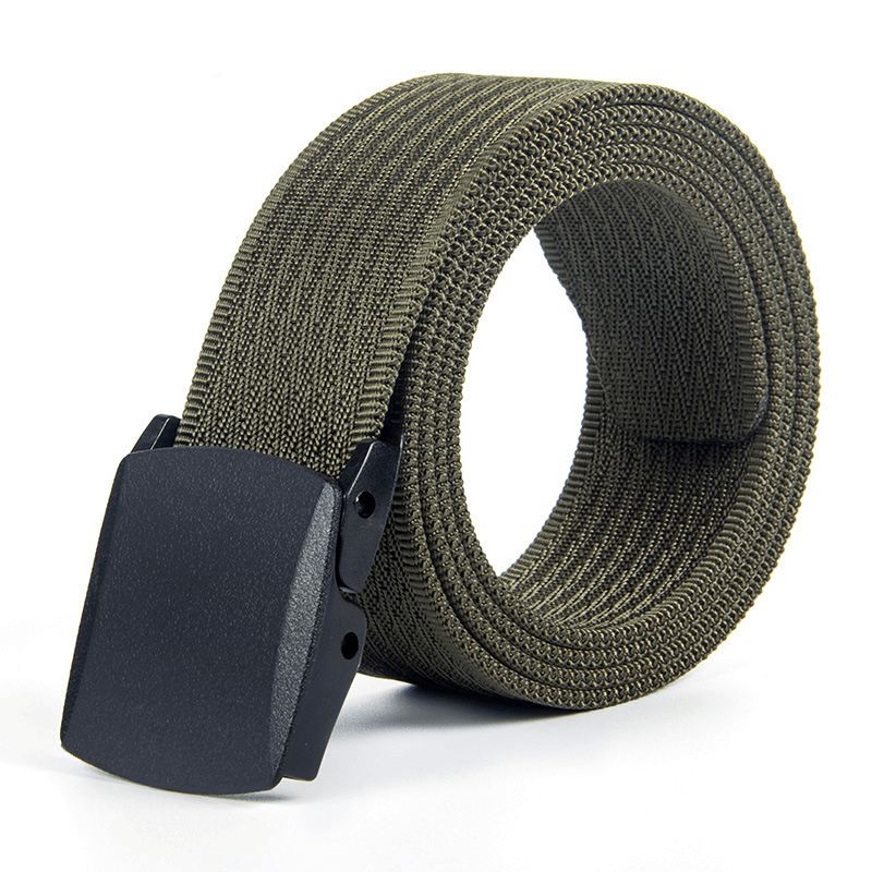 120cm Automatisk Spænde Nylon Bælte Herre Army Tactical Spænde Bukserrem