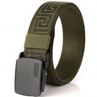 125 cm Mænd Automatisk Spænde Militær Nylon Bælte Army Taktisk Holdbar Talje
