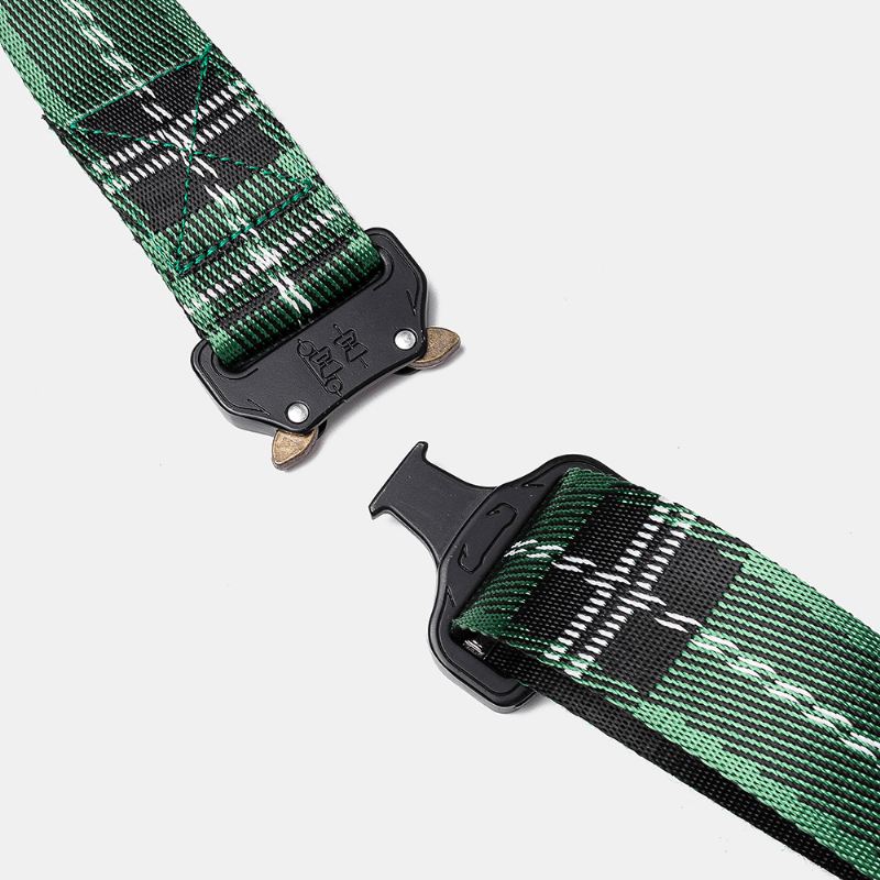 160 cm Nylon Talje Fritidsbælter Zink Taktisk Bælte Lynlås Isætning Af Spænder