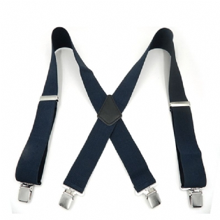 5 cm*125 cm Plus Størrelse Clip-on Seler Fire Klips Justerbare Seler Oversize Seler Bælte