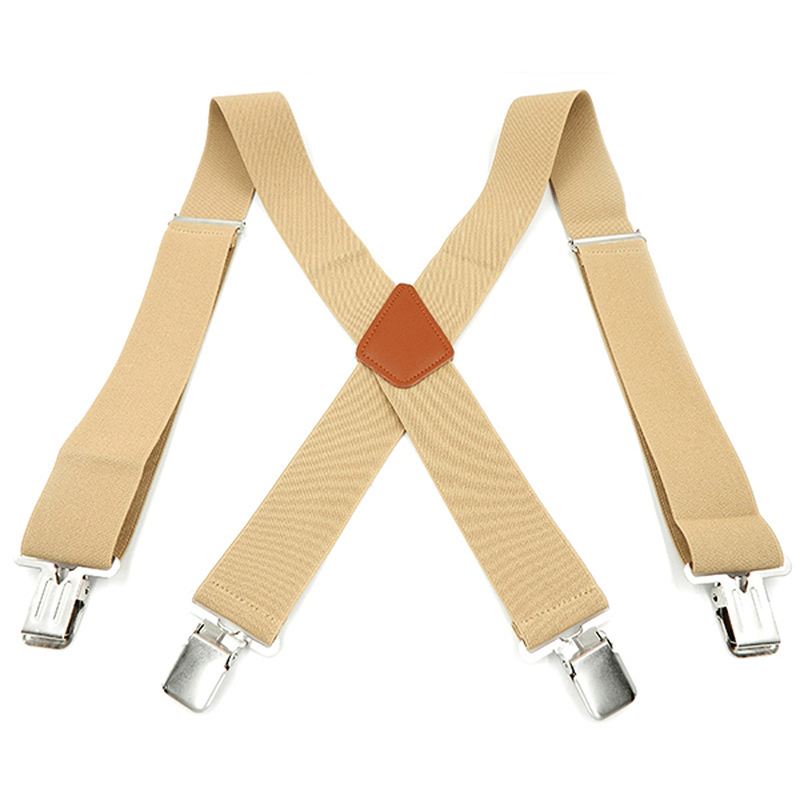 5 cm*125 cm Plus Størrelse Clip-on Seler Fire Klips Justerbare Seler Oversize Seler Bælte