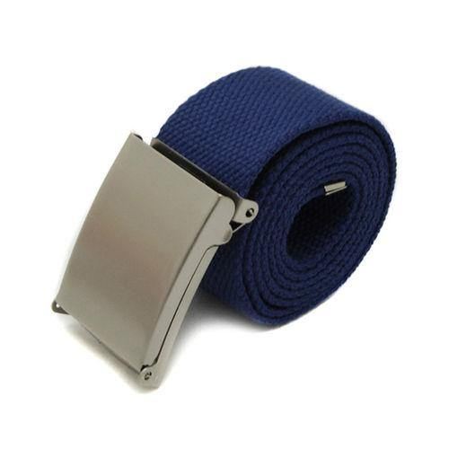Mænd Dreng Unisex Lærred Metalspænde Plain Webbing Business Casual Bæltestrop